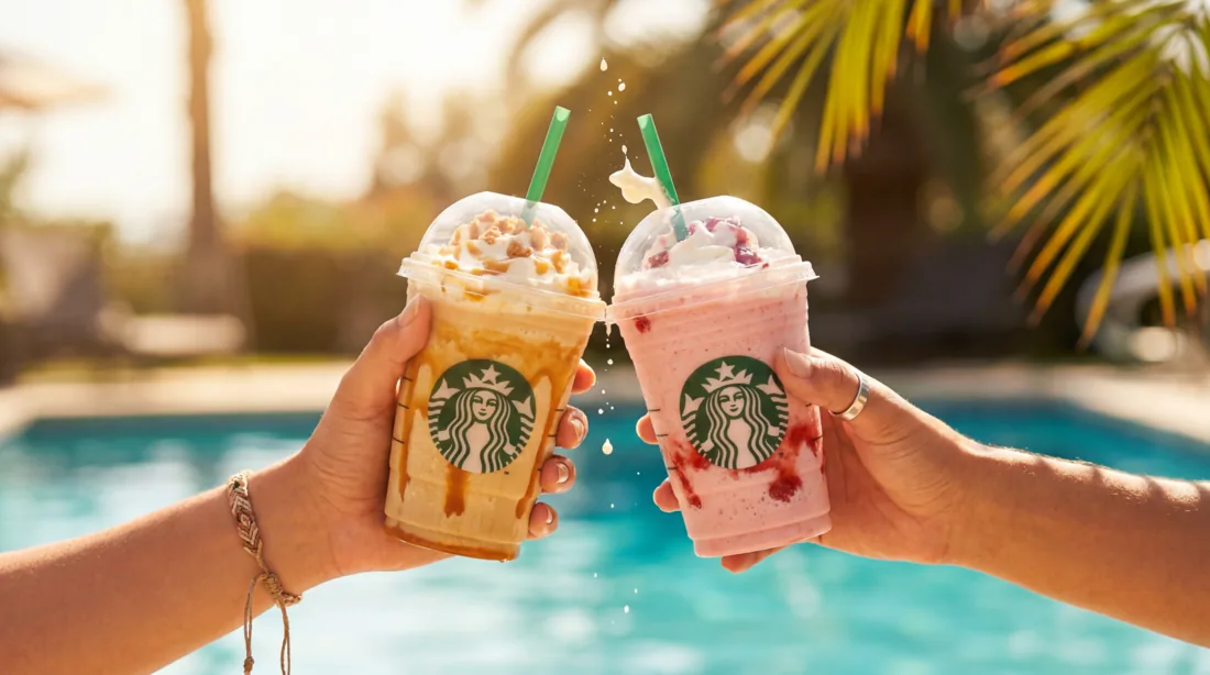 Drinks raised in a cheers toast, CGI content render