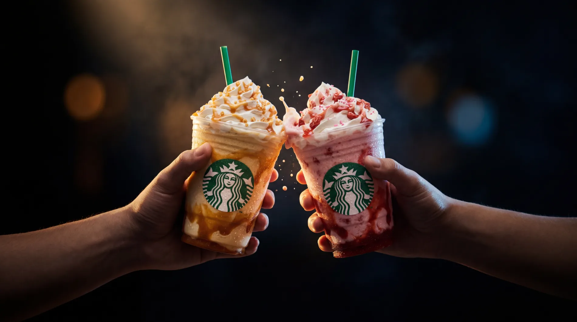Original brand content, Starbucks Frappuccino lifestyle product shoot