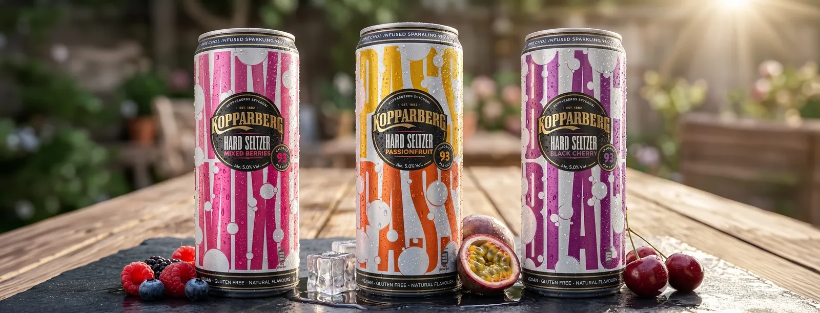 Kopparberg Hard Seltzer range, one master scene